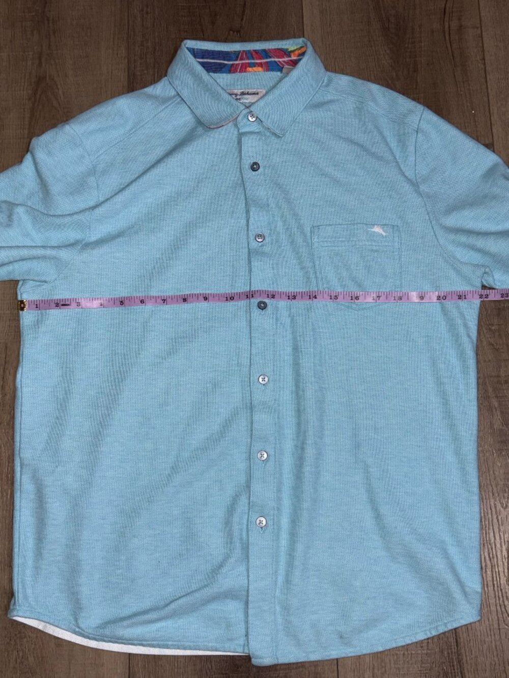 Tommy Bahama Island Zone Shirt Men's Medium Blue - Picture 8 of 11